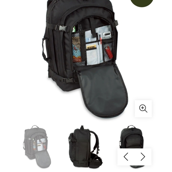 Sandpiper of California Black Military Mens Hiking Bugout Bag NEW - Picture 13 of 16